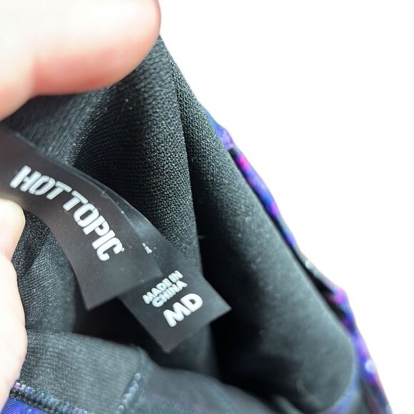 Hot topic galaxy outer space celestial high waist side lace mesh bikini bottom - Picture 3 of 4